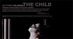 Desktop Screenshot of gottfried-helnwein-child.com